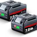 2Pack PCC685L 7.0Ah Replacement for Porter Cable 20V Battery Compatible with Porter Cable Battery PCC680L PCC682L PCC692L PCC600 PCC640 PCC670B PCC740B for 20V Max Cordless Power Tools