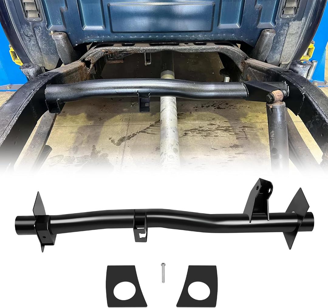 JY PERFORMANCE Rear Fuel Tank Support Crossmember Compatible for 2007-2014 Chevy Silverado 1500 & GMC Sierra 1500