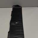 Faucet Guard - 90 Foldable Draining Mat for Kitchen & Bathroom Sink with 2 Drain Ports (Black, 29.9"*5.9")