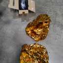 Inflatable Mirror Ball 0.6m/24in Big Shiny Balls Airtight Giant Mirror Balloon Large PVC Sealed Sphere For Events & Stage Party, Advertising, Shows Decoration(2 Piece,Gold,Without Air Pump)