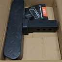 Hitch Step for 2 Receiver with Light 108 LED Brake Lighting(6 Mode) Steel Construction Powder Matte Coated Towing for Trucks Chevy Ford Toyota GMC Dodge RAM Jeep ATVs SUVs Vans 450lbs Max Load (15.74 inch)