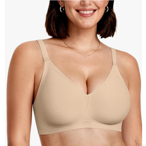 OEAK Women Comfortable Push Up Bras Wireless Seamless Full Coverage Bralette Buttery Soft Everyday Tshirt Bra Convertible Bra XXL