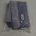 Kmson Ombre Chenille Bathroom Rugs, 24"x36" Non-Slip Bath Mat for Shower Floor & Bathtub, Ultra Soft Washable Shaggy, Fluffy Thick Water Absorbent Microfiber Blue