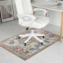 RccugmatS Chair Mat for Hardwood & Tile Floor, 47" x 52" Heavy Duty Office Chair Mat Floor pad for Rolling Chairs, Anti Slip, Non-Curve, Floor Protector for Home Office, Pink