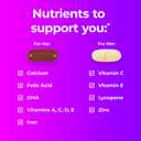 2 x One A Day Men's & Women's Pre-Pregnancy Multivitamin Softgel including Vitamins A, Vitamin C, Vitamin D, B6, B12, Folic Acid & more, 30+30 Count, Supplement for Before, During, and Postnatal, EXP: 2026/06