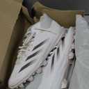 Adidas Mens Adizero Impact Baseball Cleats White/ Black/ Team Light Grey 9 Medium