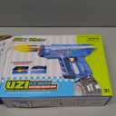 Electric Water Gun for Adults Kids Blue Automatic Squirt Gun: Light Up 26-32FT Long Range, 800CC Large Capacity Watergun,Summer Outdoor Pool Games for Ages 8-12, Beach Backyard Family Party Toy Gift