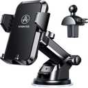 [True Anti-Vibration] Car Phone Holder VANMASS2025 Ultimate Military-Grade UpgradedSuction Cell Mount Truck Stand Cradle for Dashboard Windshield Vent for iPhone 16 Pro Max 15 14 13 Samsung Android