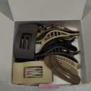 12 Pack Flat Hair Clips for Women-3 Styles Matte Neutral Flat Claw Clips, Black, Blonde,Light Brown & Dark Brown, Thick & Thin Hair Styling Accessories