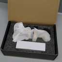 Black and Brushed Brass Door Knobs  Privacy Interior Handle with Floral Medallion, Elegant Art Deco Style for Bedroom and Bathroom Doors (Black and Brushed Brass, Privacy-2.375)