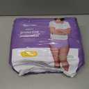 Amazon Basics Incontinence Underwear for Women, Protective, Disposable, Postpartum, Maximum Absorbency, Large, Lavender, 18 Count