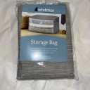 Whitmor Storage Bag, Grey, Size 16.9x23.6x13.7 in , 2 pack