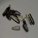 4PCS Motorcycle Turn Signals, LED Lights Turn Signal Assembly, 12V 14LED Bright Amber Lamp Motorcycle Blinkers, Compatible with Yamaha, Suzuki, Front Rear Signal Lights Accessories