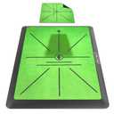Golf Hitting Mat, Golf Practice Mat Outdoor Indoor for Training Chipping Show Swing Path, Golf Impact Turf Mat with Rubber Backing,Golf Accessories for Men,Gifts for Men/Dad/Husband