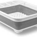 madesmart Collapsible Drying Dish Rack | SINKWARE Collection | Easy Storage | BPA-Free