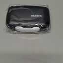 Travel Pill Organizer - Airtight Medicine Case for Traveling Portable Pharmacy Box with Labels Vitamin Container 8 Compartment Supplement Medication Holder Large Capacity Daily (Black)