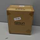 TrashAid Small Bathroom Trash Can, 2.1 Gallon Black Bathroom Garbage Can, Stainless Steel Waste Basket for Office, Under Desk, Bedroom, Rv, Matte Black