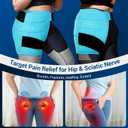 Comfytemp Hip Ice Pack Wrap for Sciatica Pain Relief, Hip Replacement Kit After Surgery, Reusable Gel Ice Pack for Injuries, Hot Cold Compress Recovery Items Physical Therapy for Men Women (L/XL/2XL)