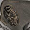 Lasko Portable Utility Fan, 12 289 CFM Pivoting High Velocity Air Mover Blower Fan, 3 Speeds, 2 Accessory Outlets 120V, Black, U12104