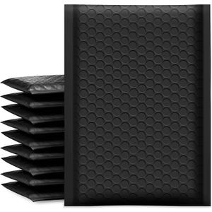 UCGOU Bubble Mailers 6x10 Inch Black 25 Pack Usable Size 6x9" Padded Envelopes Small Business Mailing Packages Opaque Self Seal Adhesive Waterproof Boutique Shipping Bag for Jewelry Makeup Supplies #0 (6x10" 25PC)