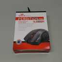 Redragon Wireless Gaming Mouse, MMO Gaming Mouse UP 16,000 DPI, 16 Macro Programmable Buttons, RGB Rechargeable with 12 Side Buttons, 70Hrs for PC Laptop MOBA FPS, M901P-KS (black)