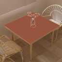 Leather Table Cover, 1.8mm Thick, 42x42 Inch Table Protector, Table Protector for Dining Room Table, Dining Table Cover, Table Cover Protector, Dining Table Protector Rectangle (Brown+Gray, 42x42)