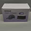 EENOUR Hat Press Machine, Mini Heat Press for Caps with 3 Heating Levels & Auto-Off, Handheld Cap Easy Press with 3"5.5" Arched Heating Plate, 2 Press Platens, A Safety Base