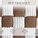 Pet Couch Covers For Sofa, Dog Couch Blanket Washable Non-Slip, Dark Brown