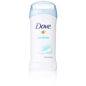 Dove Antiperspirant Deodorant, Sensitive Skin, 2.6 Ounce
