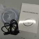 15W Samsung Wireless Charger Fast Charging Pad for Samsung Galaxy S26 S25 Edge S24 Ultra S23 S22 S21 S20 Z Flip 7 FE 6 5 4 3 Z Fold 7 6 5,Wireless Charging Station Charger Mat for iPhone 17e 17 16 15 (Black)