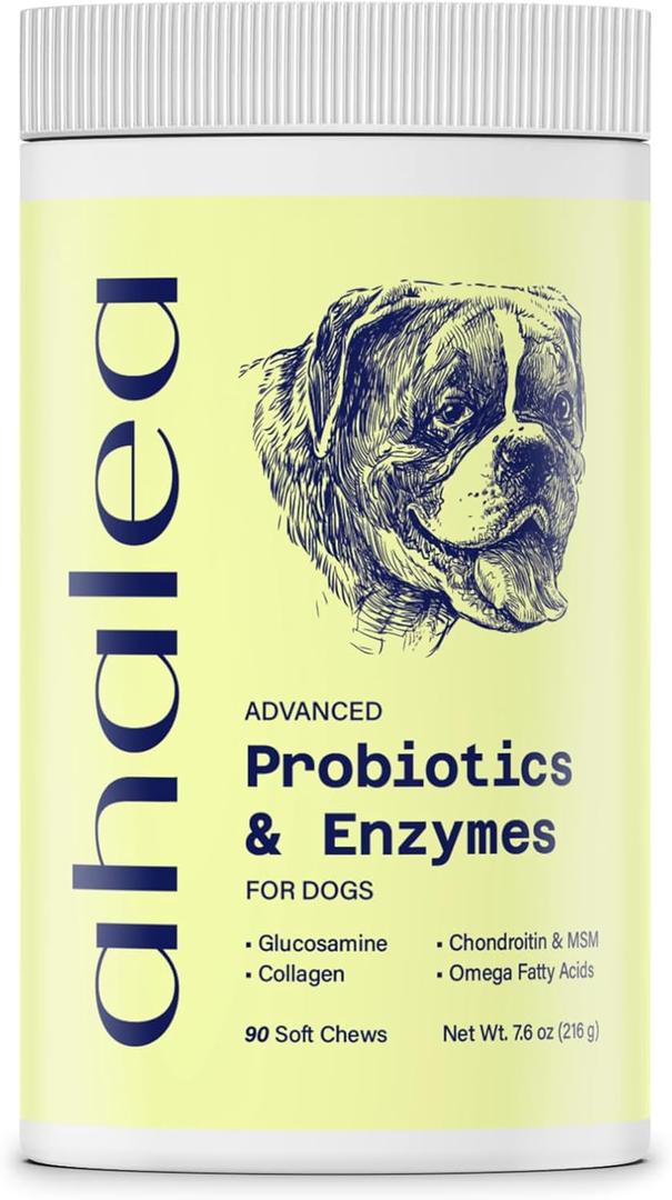 Probiotics for Dogs- Dog Probiotics for Digestive Health, Support Gut Health, Diarrhea, Digestive Health & Seasonal Allergies, 90 Count 2 Billion CFUs Probiotics for Dogs- Dog Probiotics for Digestive Health, Support Gut Health, Diarrhea, Digestive Health & Seasonal Allergies, 90 Count 2 Billion CFUs