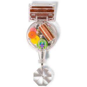 Kikkerland Solar Powered Rainbow Maker Prism Suncatcher, Fun Home Window Decor Unique Gift for Christmas & Birthdays Single Crystal