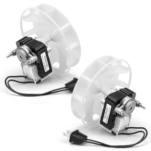 99080166 BP28 Bathroom Fan Motor with Blower Wheel by Fetechmate Fit for Bro-an Nu-Tone 655 679 657 658 Exhaust Fan Motor 70cfm 1.4 Amp 3000RP 120V CCW (2 Pack)