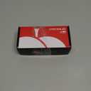 PRUNUS J-189 Bluetooth AM FM Radio, Small Portable Radio - Dual Speaker Heavy Bass, LED Flashlight, Pocket Size, TF Card USB AUX MP3 Player, Rechargeable Battery Operated Small Radios(Red)