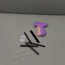 Handheld Micro Tagging Stitch Gun for Clothes - Quick Clothing Fixer - Mini Sewing Kit - Includes 6 Needle, 1000 Black Fasteners & 1000 White Fasteners (Purple)