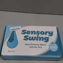 Therapy Swing for Kids with Special Needs (Hardware Included) Snuggle Swing Cuddle Indoor Outdoor Adjustable Hammock for Children with Autism, ADHD, Aspergers, Sensory Integration (Cyanic)