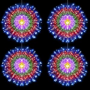 LetsFunny Fairy Lights Battery Operated LED Lights, 225 LED DIY 8 Modes Dimmable Lights with Remote Control, Decorative Hanging Lights for Christmas Decor Indoor Outdoor Decoration (2Pack, Multicolor)