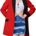 Women Costume Pretty Lady Dress Crop Top Mini Skirt Jacket Hat Outfit for Halloween Movie Cosplay (S)