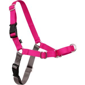 PetSafe Easy Walk No-Pull Dog Harness - Ultimate Harness to Help Stop Pulling - Pull-Free Walks - Take Control & Teach Better Leash Manners - Patented Martingale Loop Design - Raspberry, Small