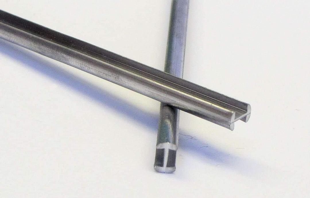 Variety Lead Came for Stained Glass Works - 1/8" Round H Lead Came