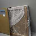 Large Abstract Paintings Framed Neutral Canvas Prints Mid Century Modern Wall Art for Living Room Bedroom Bathroom 36x24 Inch 3 Piece (Neutral Black Gold)