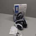 Ozeino 2.4GHz Wireless Gaming Headset for PC, Ps5, Ps4 - Lossless Audio USB & Type-C Ultra Stable Gaming Headphones with Flip Microphone, 40-Hr Battery Gamer Headset for Switch, Laptop, Mobile, Mac (Black and White)