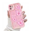 FUXICASE Case for iPhone 12, Silicone Shockproof Cover Women