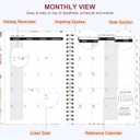 2 x 2026 Planner, Weekly and Monthly Calendar Academic Planner, Jan 2026 - Dec 2026, Planning Agenda Book for Desk Accessories and School Supplies - A5 (6.3'' x 8.5'') (E-Wildflower Wash)