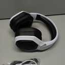 Ozeino 2.4GHz Wireless Gaming Headset for PC, Ps5, Ps4 - Lossless Audio USB & Type-C Ultra Stable Gaming Headphones with Flip Microphone, 40-Hr Battery Gamer Headset for Switch, Laptop, Mobile, Mac (Black and White)