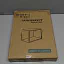 Clear Acrylic Display Case, Stackable Plastic Storage Bins with Magnetic Attraction Lid, Showcase for Cosmetic, Large Figures Collectibles, X-Large