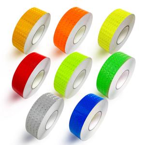 8 Rolls of 8 Colors High-Visibility Reflective Tape - Waterproof Self-Adhesive Safety Stickers for Outdoor Nighttime Visibility, Trailers, Clothing, Vehicles (1 in x 80 ft.)