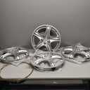 OCPTY Easy Installation Hubcap Auto Tire Replacement Exterior Cap 13 Inch OEM Replacement Set of 4 (Silver)