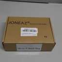 Joneaz Marine Grade Bungee Cords with Plastic Dip Coating Metal Hooks 36 inch White, 4 Pack 10mm Bungee Cord Heavy Duty, UV Resistant