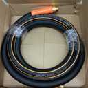 Giraffe Tools Garden Hose 12ft x 3/4", Heavy Duty Water Hose, Flexible, Hybrid Lightweight Hose, Male to Female Fittings, Burst 600 PSI